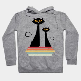 funny cat best cat mom ever meow with my cat funny gift Hoodie